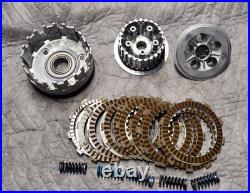 08-13 Ducati 848 Evo Clutch Basket Kit Set Complete Hub Oem Parts LOW MILES