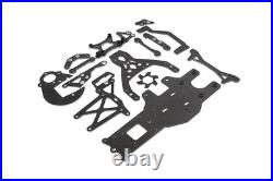 1/5 Rofun HPI Baja Complete 15-Piece Carbon Fiber Chassis Parts Kit