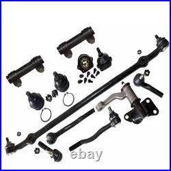 12 pc Kit Tie Rod Ends Idler Arm Ball Joints For Nissan D21 Pickup 86-97 2WD