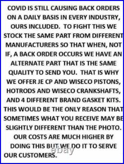 17+ XP1000 XP 1000 Stock Bore Cylinder 93mm Top End Rebuild Complete Parts Kit