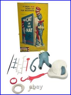 1959 Revell The Cat In The Hat Box & Extra Parts Only Hobby Kit Not Complete