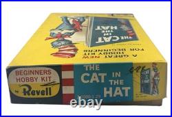 1959 Revell The Cat In The Hat Box & Extra Parts Only Hobby Kit Not Complete