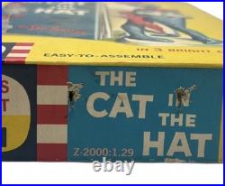 1959 Revell The Cat In The Hat Box & Extra Parts Only Hobby Kit Not Complete