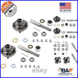 2-Pack BT8 Trailer Axle Kit Supports up to 2000 lbs with Complete Parts