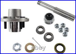 2-Pack BT8 Trailer Axle Kit Supports up to 2000 lbs with Complete Parts