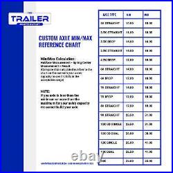 2000 lb TK Single Axle Trailer Parts Kit- 2K Capacity (Complete Original Series)