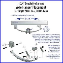 2000 lb TK Single Axle Trailer Parts Kit- 2K Capacity (Complete Original Series)