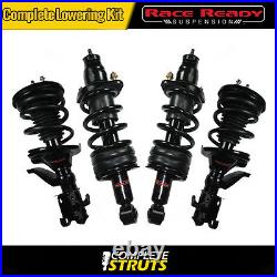 2002-2005 Acura RSX Complete Struts & Shocks with Springs Lowering Kit 1.5 Drop