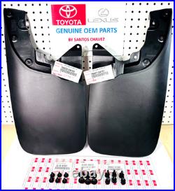 2005-2015 Tacoma Complete Front 4x4 Mud Guard Flap Kit GENUINE OEM PART