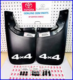 2005-2015 Tacoma Complete Rear 4x4 Mud Guard Flap Kit GENUINE OEM PART