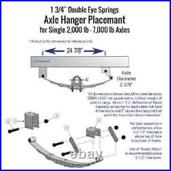 3500 lb TK Single Axle Trailer Parts Kit 3.5K Capacity Complete Original Seri