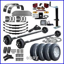 3500 lb TK Tandem Axle Trailer Parts Kit 7K Capacity HD Complete Original Series