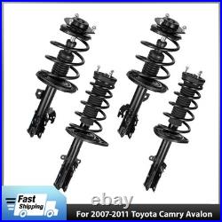 4X Front and Rear Shock Struts Assembly for 2006 2007-2012 Toyota Avalon 3.5L V6