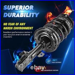 4X Front and Rear Shock Struts Assembly for 2007 2008 -2011 Toyota Camry 3.5L V6