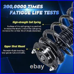 4x Front and Rear Shock Struts Assembly withCoil Spring for Toyota Camry 2007-2011