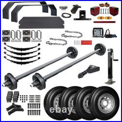 5200 lb TK Tandem Axle Trailer Parts Kit 10.4K Capacity Complete Original Series