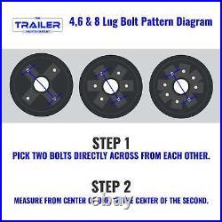 6000 lb TK Single Axle Trailer Parts Kit 6K Capacity LD Complete Original