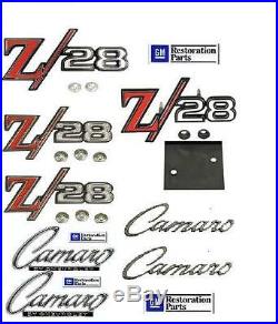 69 CAMARO Z28 Complete EMBLEMS KIT Officially Licensed GM Restoration Parts