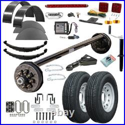 7000 lb TK Single Axle Trailer Parts Kit HD (Drop Complete Original Series)