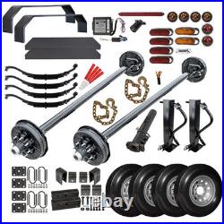 7000 lb TK Tandem Axle Gooseneck Trailer Parts Kit (Complete Original Series)
