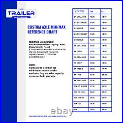 7000 lb TK Tandem Axle Gooseneck Trailer Parts Kit Drop Complete Original Series