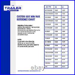 7k TK Tandem Axle Bumper Pull Trailer Parts Kit Drop Complete Original Series