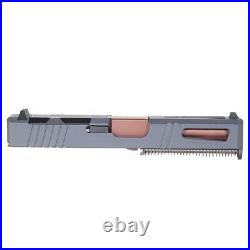 9mm Complete RMR Cut Assembled Pistol Slide for Glock 19 Gen 3 PVD Copper Barrel 9mm Complete RMR Cut Assembled Pistol Slide for Glock 19 Gen 3 PVD Copper Barrel