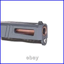9mm Complete RMR Cut Assembled Pistol Slide for Glock 19 Gen 3 PVD Copper Barrel 9mm Complete RMR Cut Assembled Pistol Slide for Glock 19 Gen 3 PVD Copper Barrel