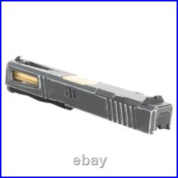 9mm Glock 19 G19 Gen 1-3 Compatible Complete Slide Space Worn Cerakote