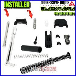 AGGRESSIVE ARMS BLACK MAMBA COMPLETE PORTED SLIDE BARREL For GLOCK 19 GEN 5