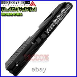 AGGRESSIVE ARMS BLACK MAMBA COMPLETE PORTED SLIDE BARREL For GLOCK 19 GEN 5