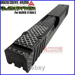 AGGRESSIVE ARMS BLACK PYTHON COMPLETE SCALES RMR SLIDE BARREL For GLOCK 17 GEN 3 AGGRESSIVE ARMS BLACK PYTHON COMPLETE SCALES RMR SLIDE BARREL For GLOCK 17 GEN 3