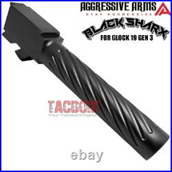 AGGRESSIVE ARMS COMPLETE DEFENSE SLIDE For GLOCK 19 GEN 3 BLK SHARX BARREL PARTS