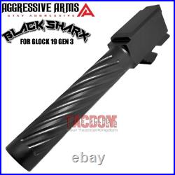 AGGRESSIVE ARMS COMPLETE DEFENSE SLIDE For GLOCK 19 GEN 3 BLK SHARX BARREL PARTS