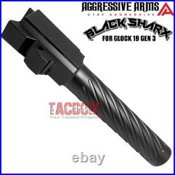 AGGRESSIVE ARMS COMPLETE DEFENSE SLIDE For GLOCK 19 GEN 3 BLK SHARX BARREL PARTS