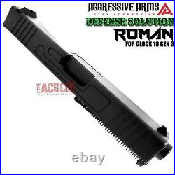 AGGRESSIVE ARMS COMPLETE SLIDE DEFENSE For GLOCK 19 GEN 3 FLUTED BARREL + PARTS