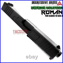 AGGRESSIVE ARMS COMPLETE SLIDE DEFENSE For GLOCK 19 GEN 3 FLUTED BARREL + PARTS