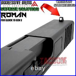 AGGRESSIVE ARMS COMPLETE SLIDE DEFENSE For GLOCK 19 GEN 3 FLUTED BARREL + PARTS