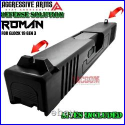 AGGRESSIVE ARMS COMPLETE SLIDE DEFENSE For GLOCK 19 GEN 3 FLUTED BARREL + PARTS