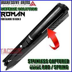 AGGRESSIVE ARMS COMPLETE SLIDE DEFENSE For GLOCK 19 GEN 3 FLUTED BARREL + PARTS