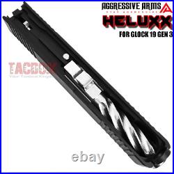 AGGRESSIVE ARMS COMPLETE SLIDE HELUXX For GLOCK 19 GEN 3 SPIRAL BARREL + PARTS