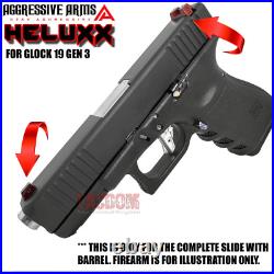 AGGRESSIVE ARMS COMPLETE SLIDE HELUXX For GLOCK 19 GEN 3 SPIRAL BARREL + PARTS