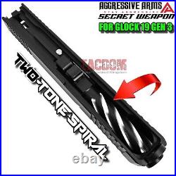 AGGRESSIVE ARMS COMPLETE SLIDE SECRET For GLOCK 19 GEN 3 SPIRAL BARREL + PARTS
