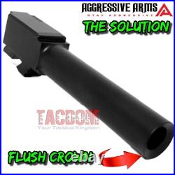 AGGRESSIVE ARMS COMPLETE SLIDE SOLUTION For GL0CK 19 GEN 3 RMR CUT BARREL