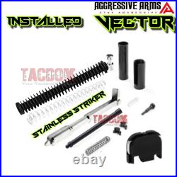 AGGRESSIVE ARMS VECTOR COMPLETE PORTED SLIDE & BARREL For GL0CK 19 GEN 3 RMR