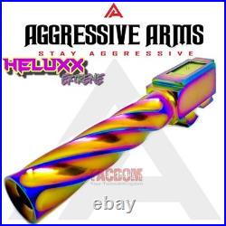 AGGRESSIVE ARMS ZYPERION RAINBOW COMPLETE SLIDE SPIRAL BARREL For GLOCK 19 GEN 3