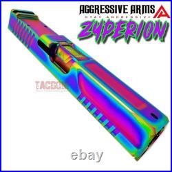 AGGRESSIVE ARMS ZYPERION RAINBOW COMPLETE SLIDE SPIRAL BARREL For GLOCK 19 GEN 3