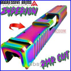 AGGRESSIVE ARMS ZYPERION RAINBOW COMPLETE SLIDE SPIRAL BARREL For GLOCK 19 GEN 3