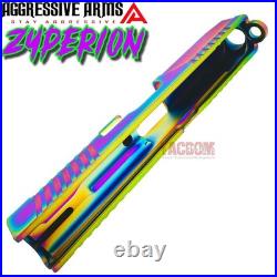 AGGRESSIVE ARMS ZYPERION RAINBOW COMPLETE SLIDE SPIRAL BARREL For GLOCK 19 GEN 3