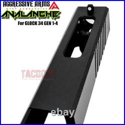 Aggressive Arms Avalanche Complete Black Ported Rmr -/slide Glock 34 Gen 3 + Upk